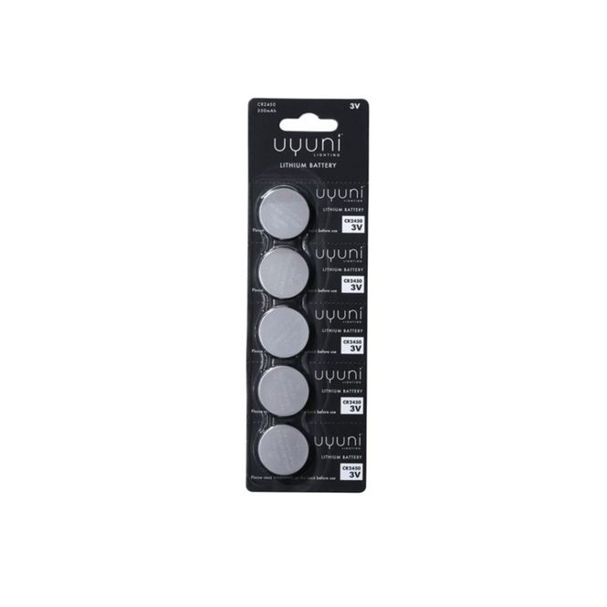 Hovedbilde UYUNI CR2450 batteri 5 pk