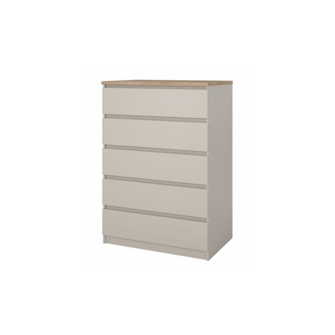 Hovedbilde Naia kommode 5 skuffer Cashmere hickory 