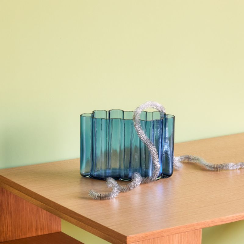 Umber vase blå