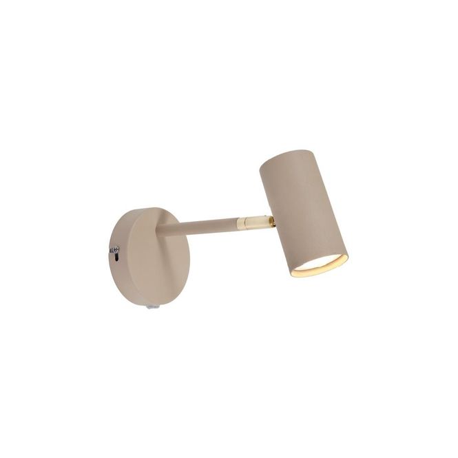 Hovedbilde Grebbestad vegglampe sand/messing